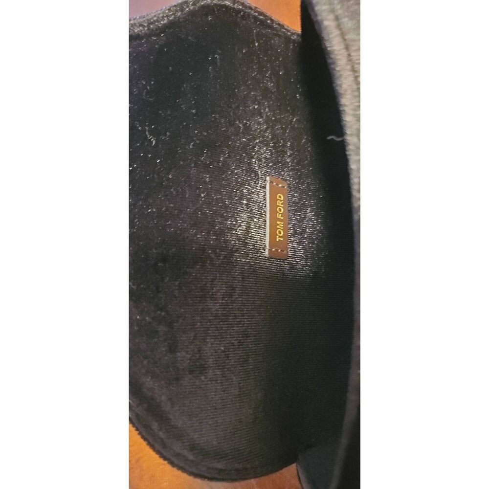 Tom Fold Black large Velvet Sunglasses Case only - Picture 7 of 13
